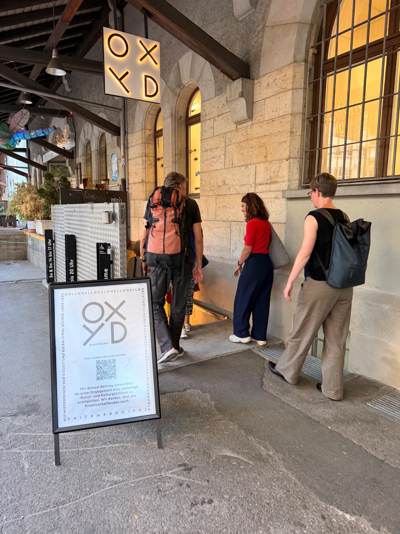 Eingang der oxyd – Kunsträume
