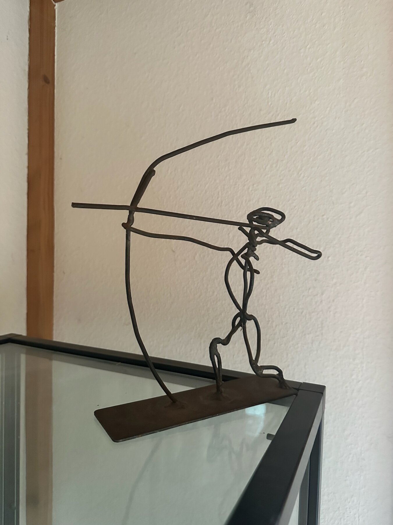 Drahtskulptur — Bogenschütze