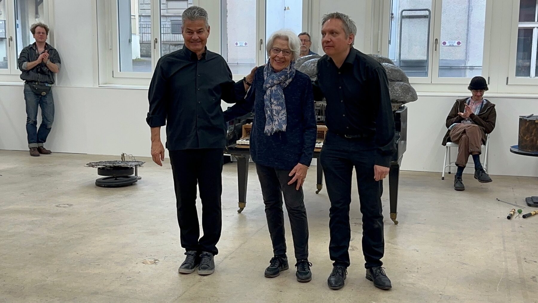 Musiker:innen zur Finissage Kosmos Martin Spühler