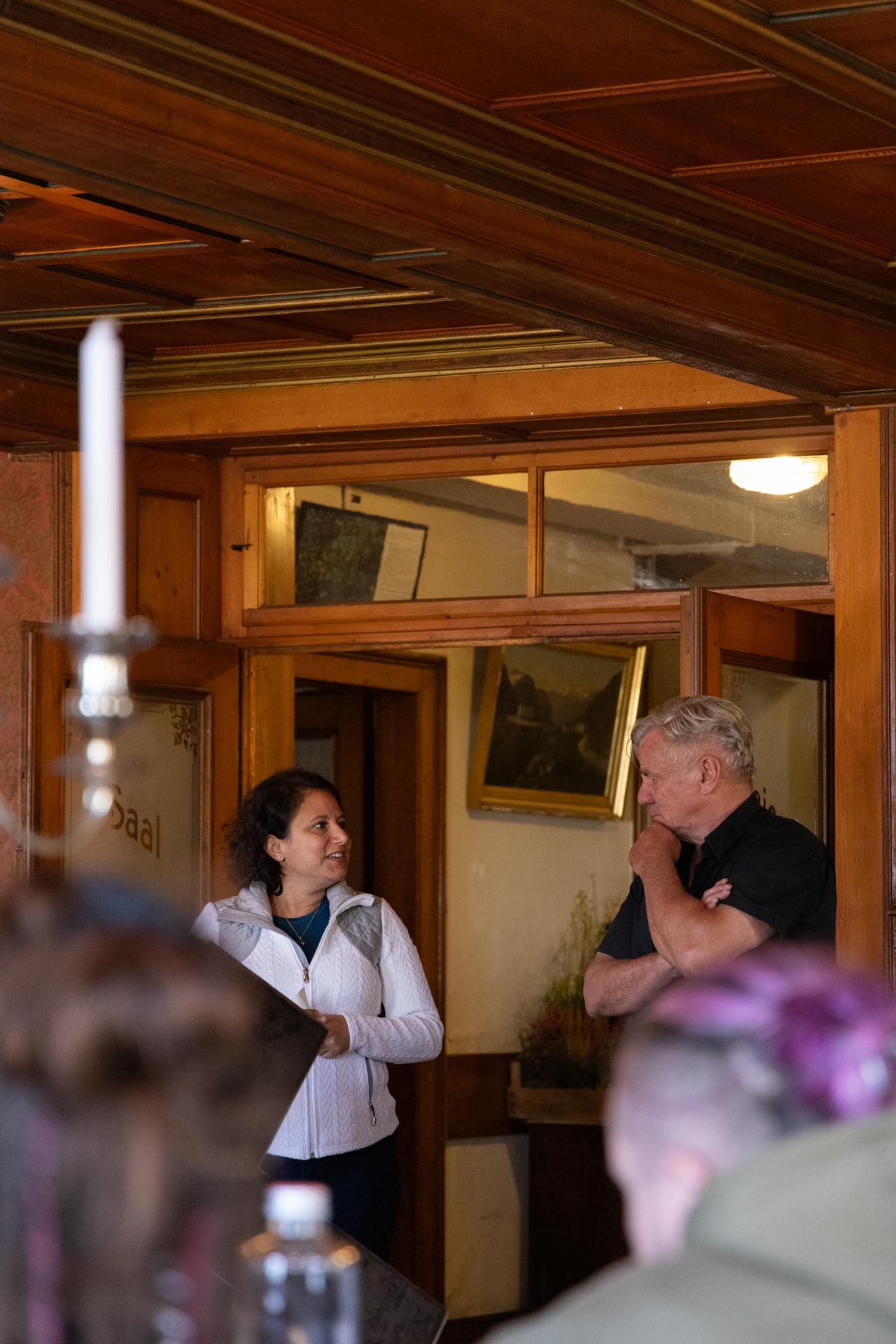 Die Gastgeber Pelin Karamustafaoglu und Christoph Schoop